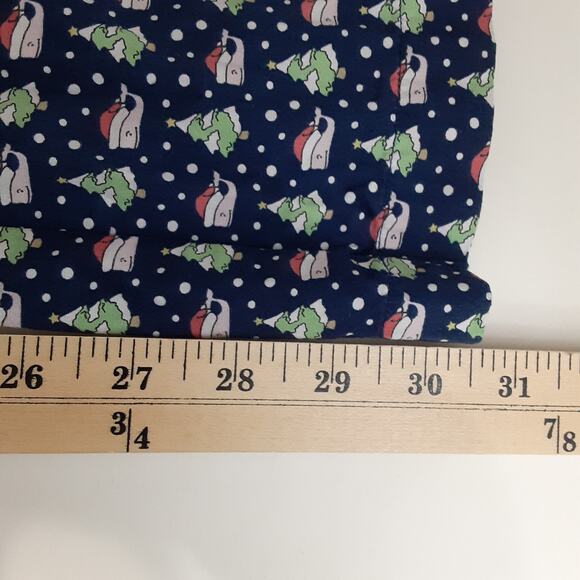 Vineyard Vines Flannel Pajama Pants Christmas Whales Santa Whale Mens Small Blue - Picture 9 of 9